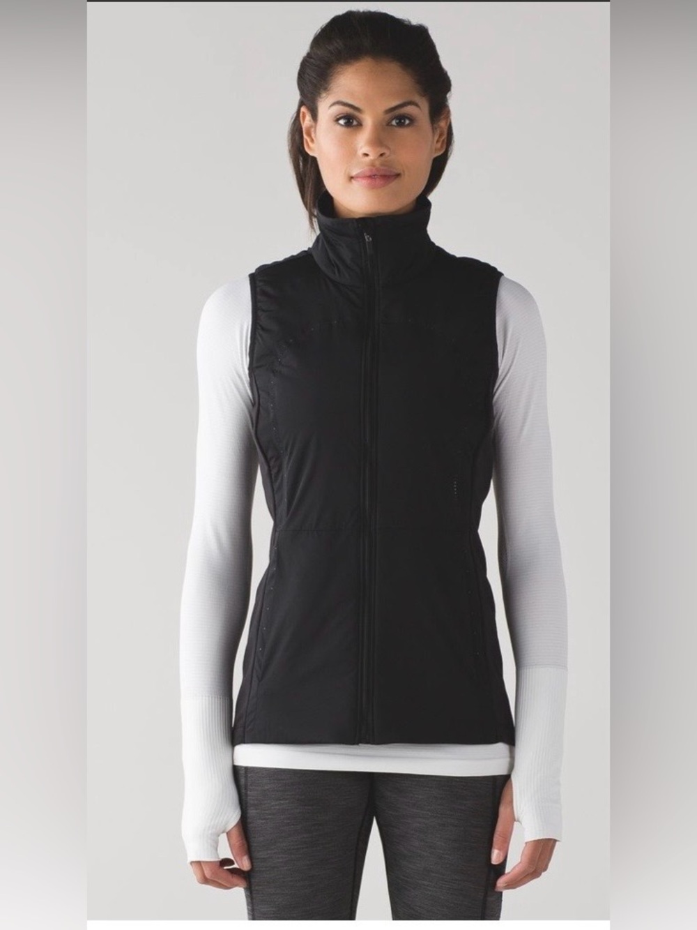 Lululemon down for the cold vest black size 6